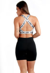 Conjunto Fitness Com Elástico Lateral (bermuda+top) (7505954963607)