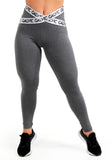 Calça Legging Com Elástico Cruzado (7505914724503)