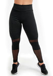 Calça Legging Fitness Detalhe Em Tule (7505995825303)