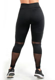 Calça Legging Fitness Detalhe Em Tule (7505995825303)