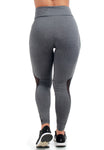 Calça Legging Com Detalhe em Tela (7506339332247)