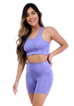 Conjunto fitness Basic (bermuda+top)