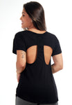 KIT 4 Blusas Fitness Detalhe em Recortes Tapa BumBum (7513057198231)