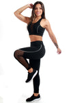 Conjunto Fitness Com Detalhe em Tela (calça+top) (7506346705047)