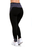 Kit 6 Calças Leggings Detalhe Risca (4289288011821)