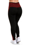 Kit 6 Calças Leggings Detalhe Risca (4289288011821) (4880008216621)