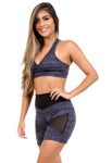 Conjunto Fitness Short  + Top sem Bojo Lilás (6469893882007)