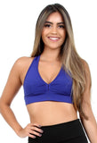 Top Fitness Liso sem Bojo Azul (4713338830893)