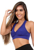 Top Fitness Liso sem Bojo Azul (4713338830893)