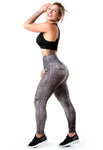 Kit 4 Calças Legging Sublimada Fake Jeans (4289301282861)