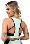 Top c/bojo Preto com recortes Verde (7398871859351)