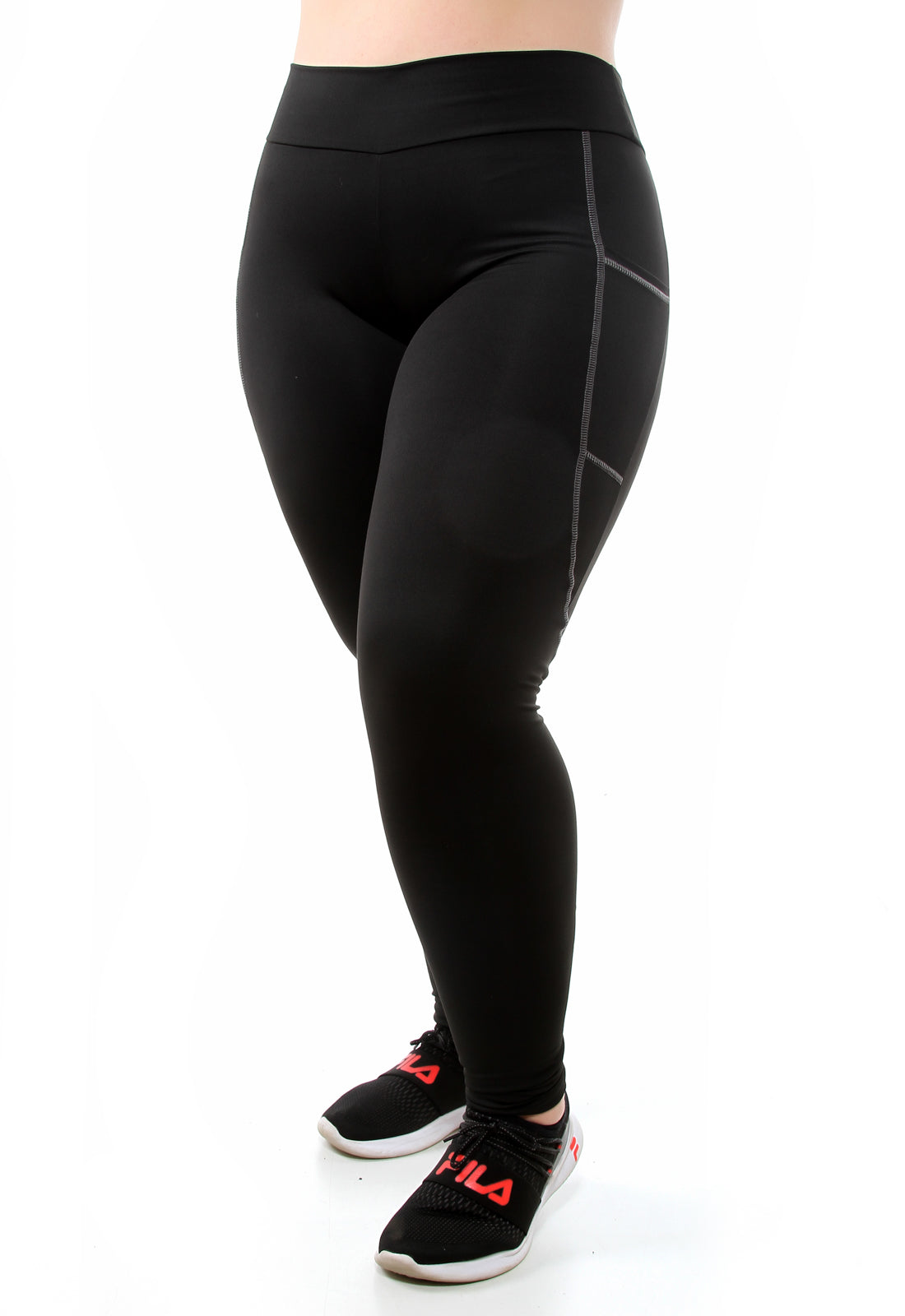 Calça Com Bolso  Plus Size (6930383536279) (6942013718679) (6942017912983) (6942020993175)