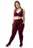 Conjunto Calça Com Bolso + Top C/Bojo Plus Size (6930400313495)