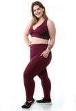 Kit 2 Conjuntos Calça Com Bolso + Top C/Bojo Plus Size (6942004773015) (6942007656599)