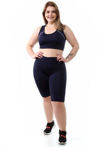 Conjunto Bermuda + Top  Plus Size (6930299748503)