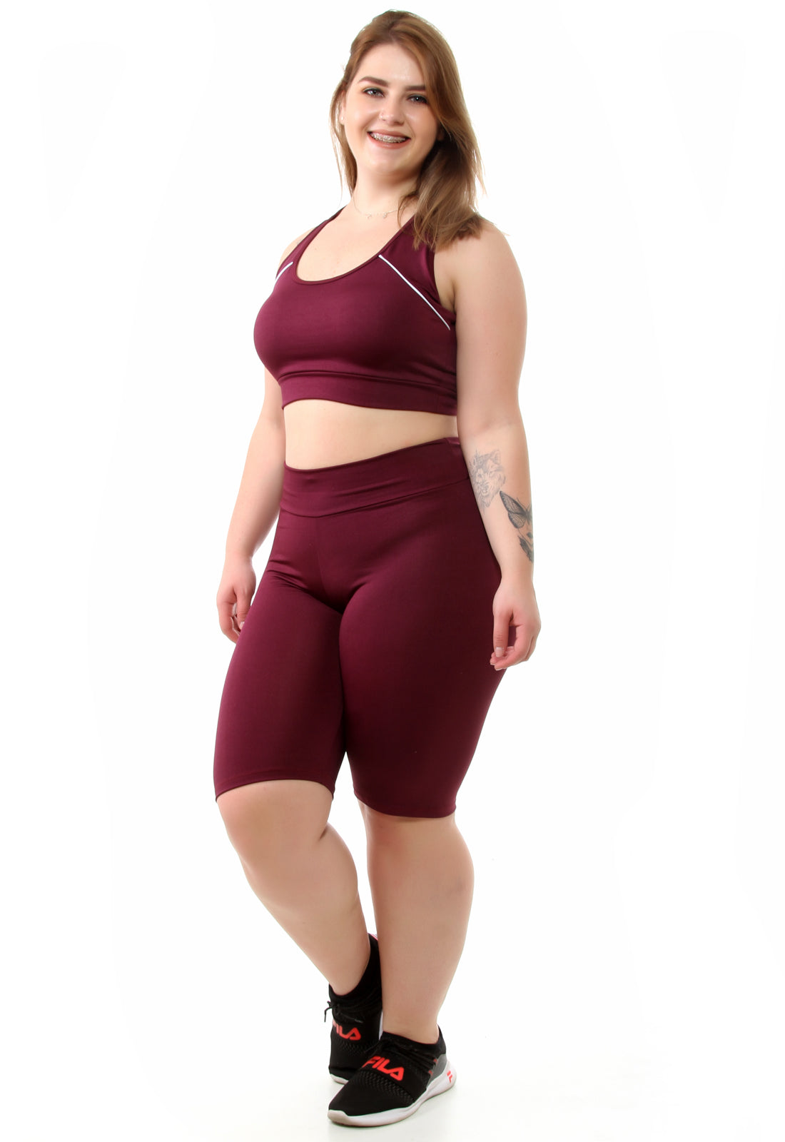 Conjunto Bermuda + Top  Plus Size (6930304041111)