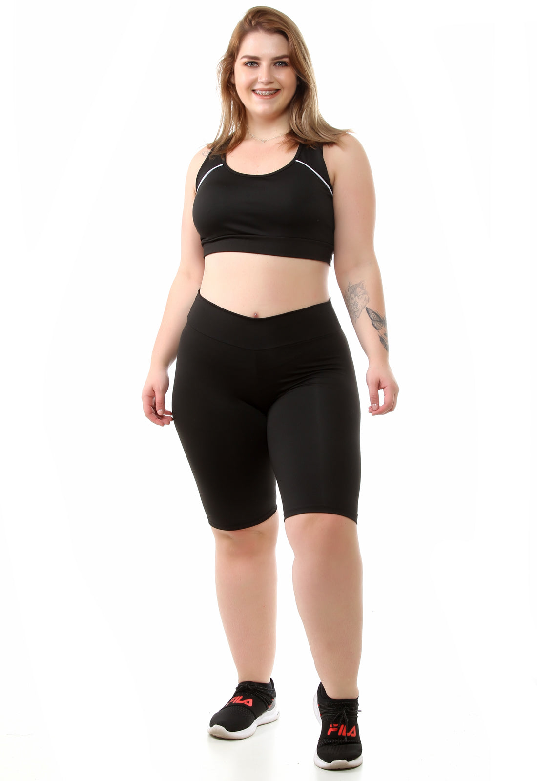 Kit 4 Conjunto Bermuda + Top  Plus Size (6941903356055) (6941905485975)