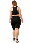 Kit 2 Conjunto Bermuda + Top  Plus Size (6941898571927)