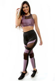 Kit 2 Conjunto Legging Detalhe em Tule + Top C/bojo (6941916004503) (6941919182999)