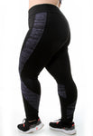 Kit 3 Calças Risca Fitness Plus Size (6942063722647)