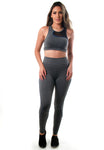 Conjunto Legging Detalhe em Vivo + Top C/bojo