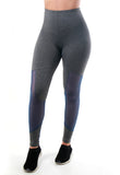 Calça Legging Fitness Detalhe Em Tule