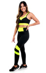 Conjunto fitness com detalhe em recortes (top+calça) (7581996613783)