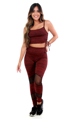 Conjunto fitness com detalhe em tule (top+calça) (7582206427287)