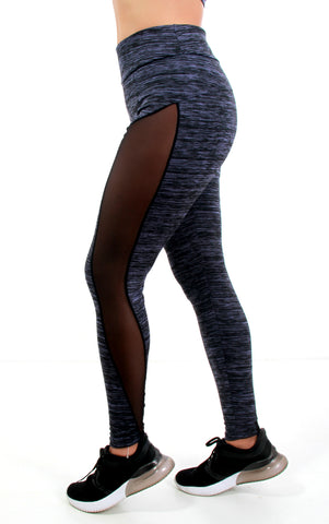 Calça Legging Fitness detalhe em tule em toda lateral (7582132928663)