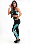 Conjunto Fitness Com Bolso na Lateral (calça+top)