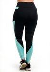 Calça Legging Com Bolso Lateral