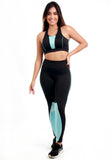 Conjunto Fitness Com Detalhe em Cirrê  (calça+top)