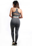 Conjunto Fitness Com Elástico Lateral (calça+top)