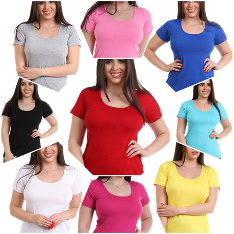 Kit 6 Camisas Sobre Legging lisas (4289314553901)