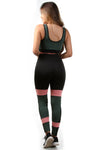 Conjunto fitness Vinho com cortes Rosa (top+calça) (7283416760471)